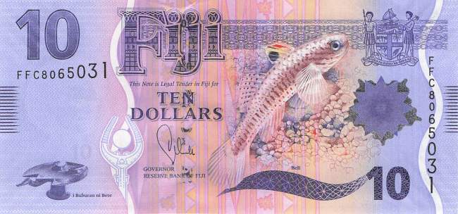Fiji 10 dollar 2012 p.116